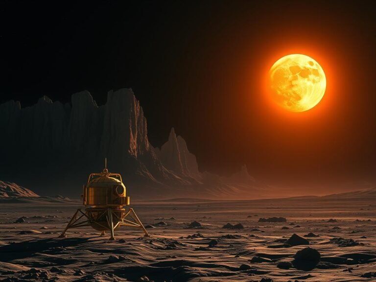 Sunset on the moon seen in stunning images taken by lunar lander